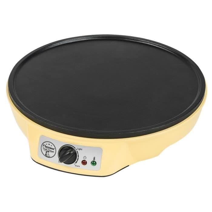 BESTRON ASW602 Elektrisk crepe maker - Pastel gul