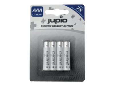Jupio Lithium Batteries AAA 4-pack VPE-14