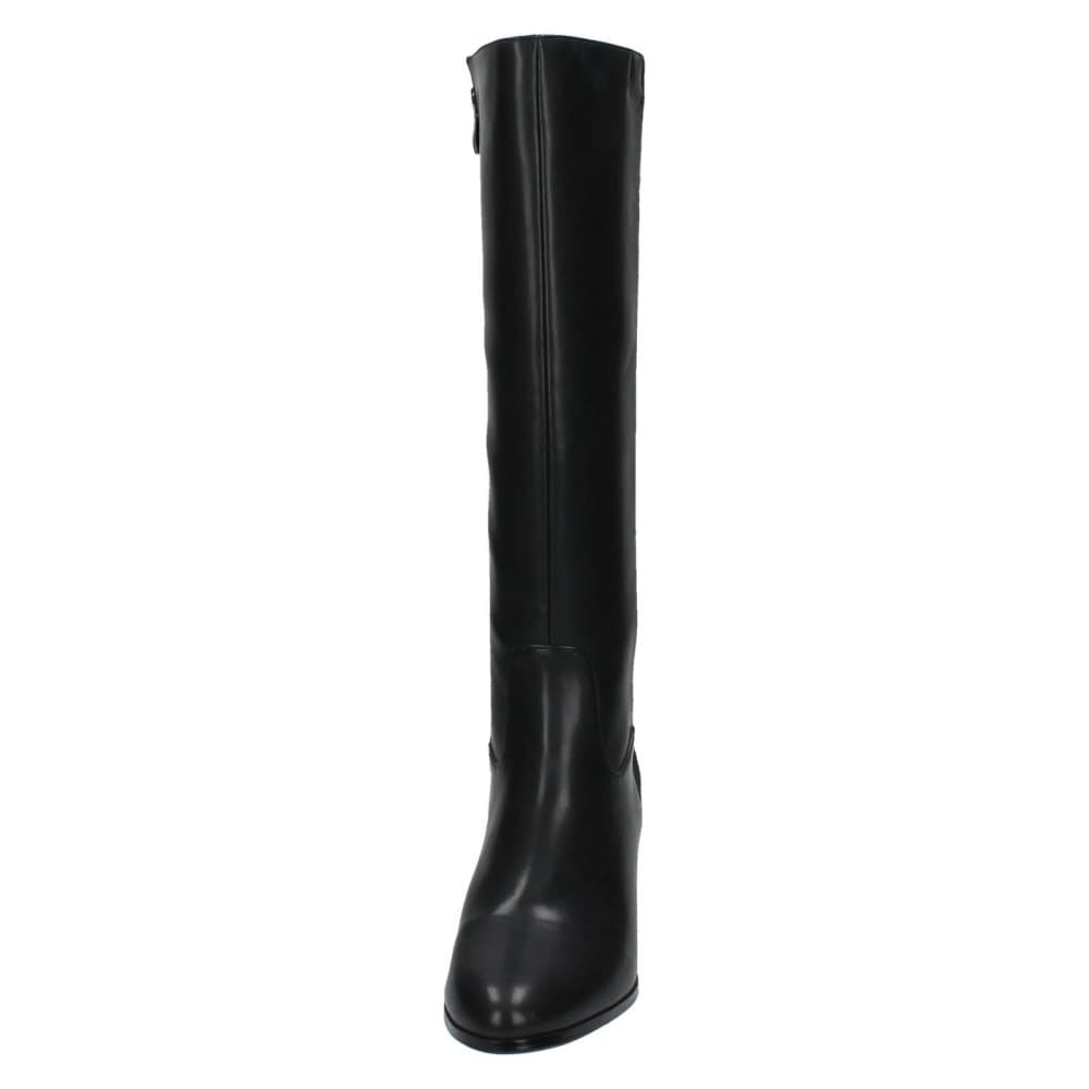 Spot On Womens/Ladies Heeled Contrast Calf Boots