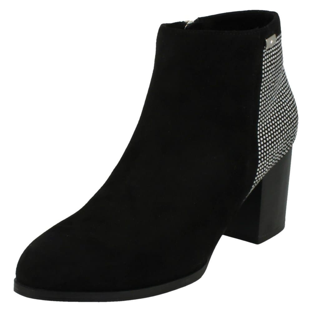 Anne Michelle Womens/Ladies Block Heel Ankle Boots