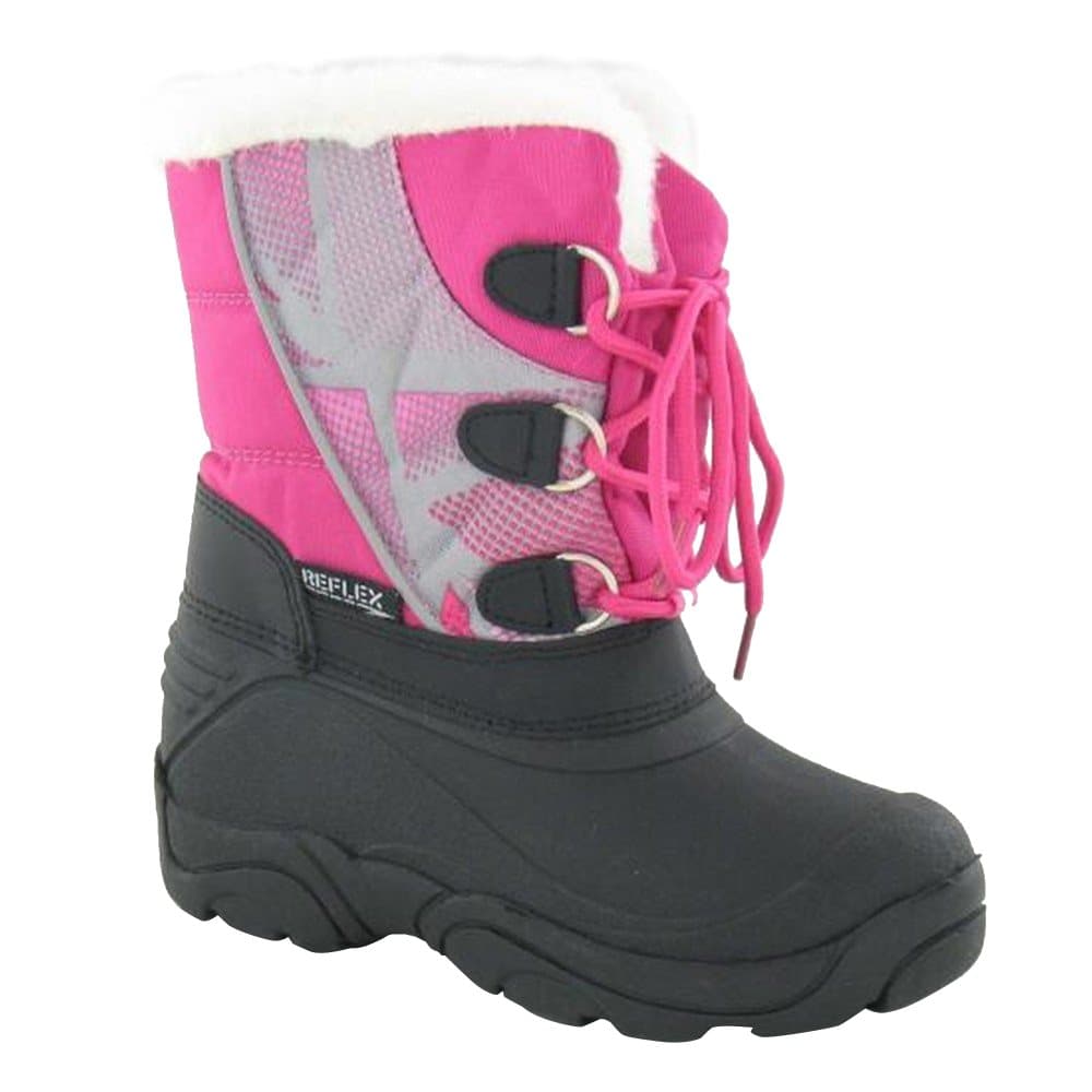 Cutie Childrens Girls Faux Fur Snow Boots