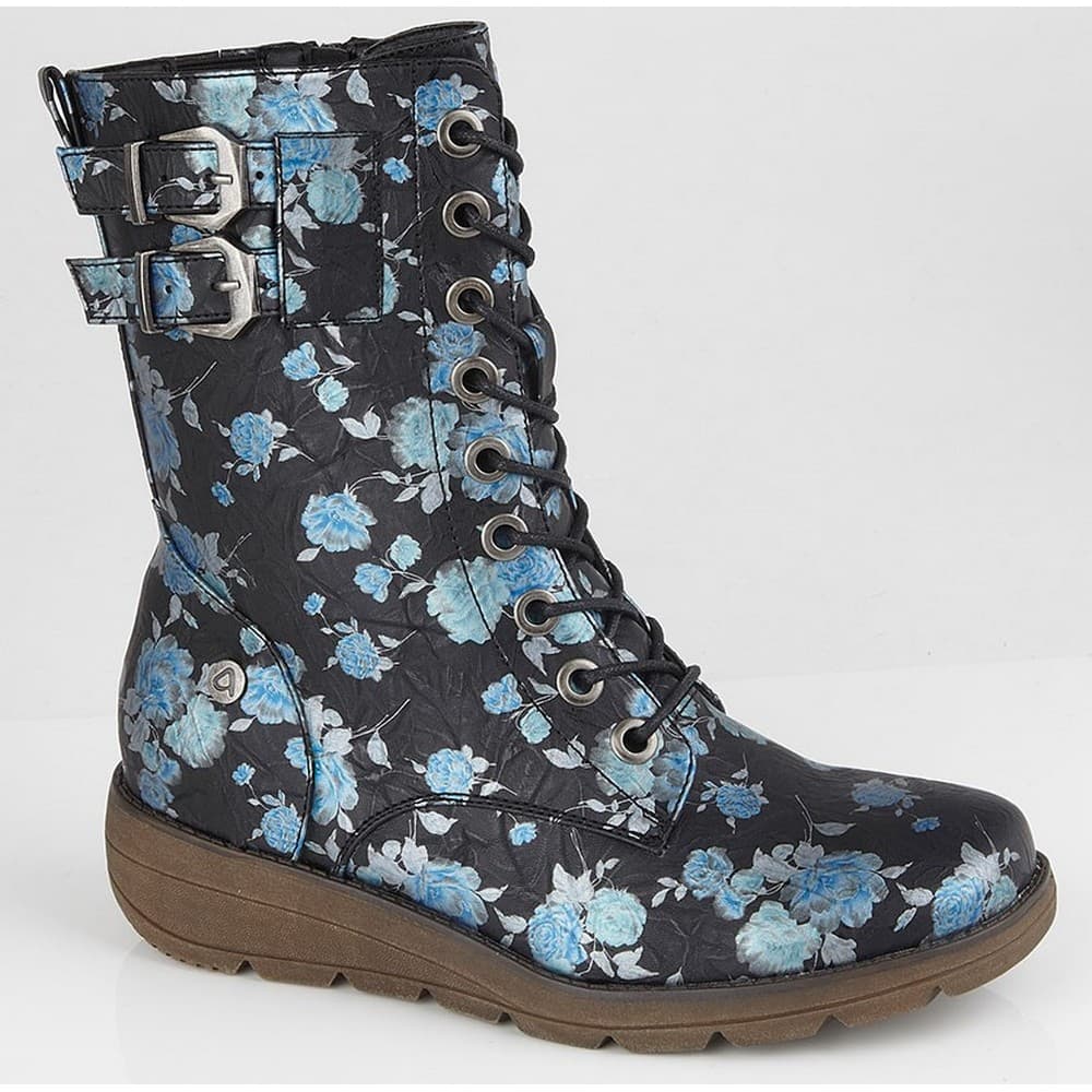 Cipriata Womens/Ladies Rossa PU Leather 9 Eye Laced Ankle Boot