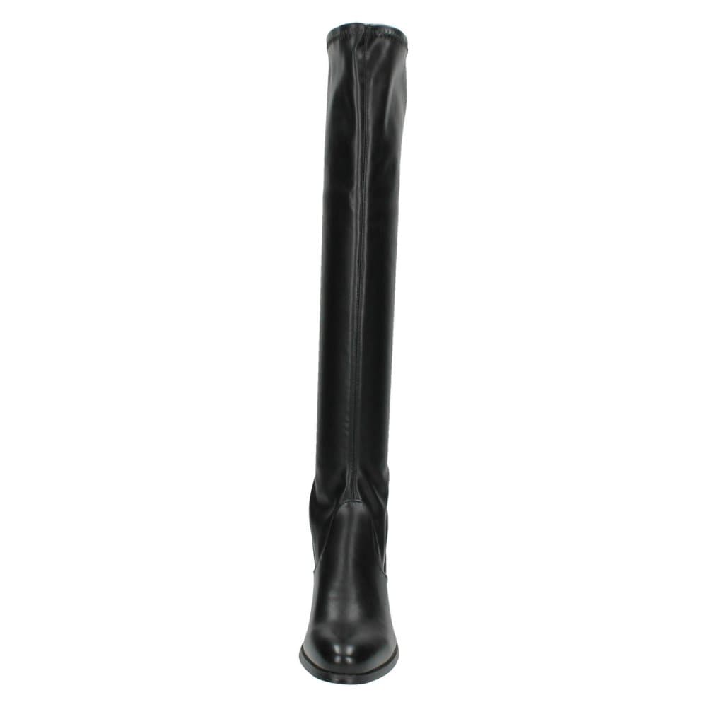 Spot On Womens/Ladies Block Heel Pull On Knee High Boots