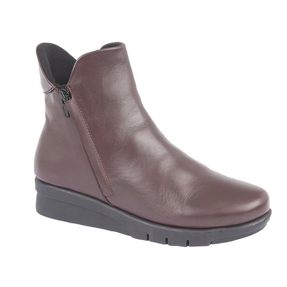 Cipriata Womens/Ladies Cara Softie Leather Twin Zip Ankle Boot