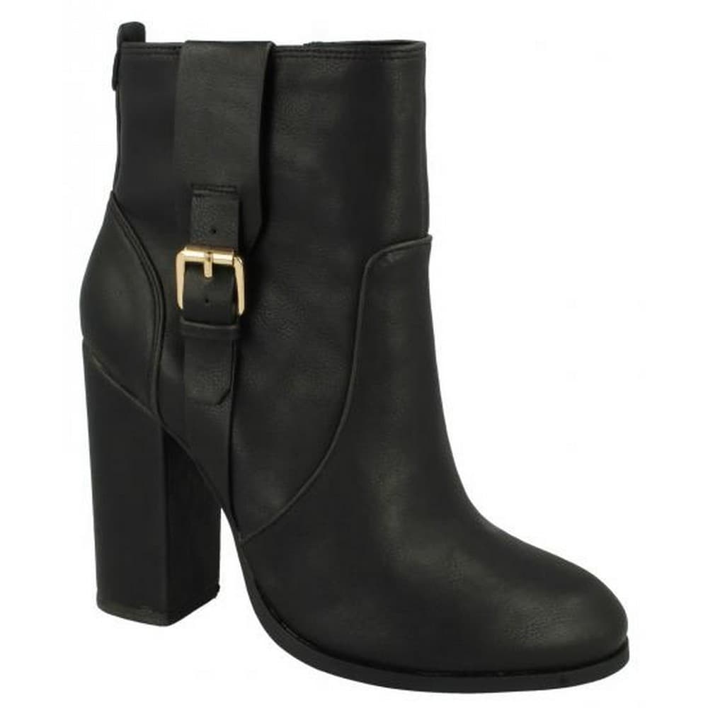 Anne Michelle Kvinnor / Damer Block Heel Ankle Boots
