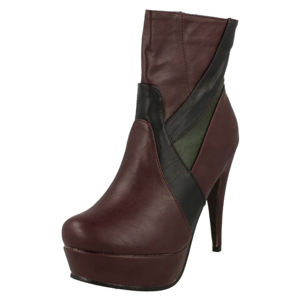 Coco Womens/Ladies High Heel Platform Ankle Boot