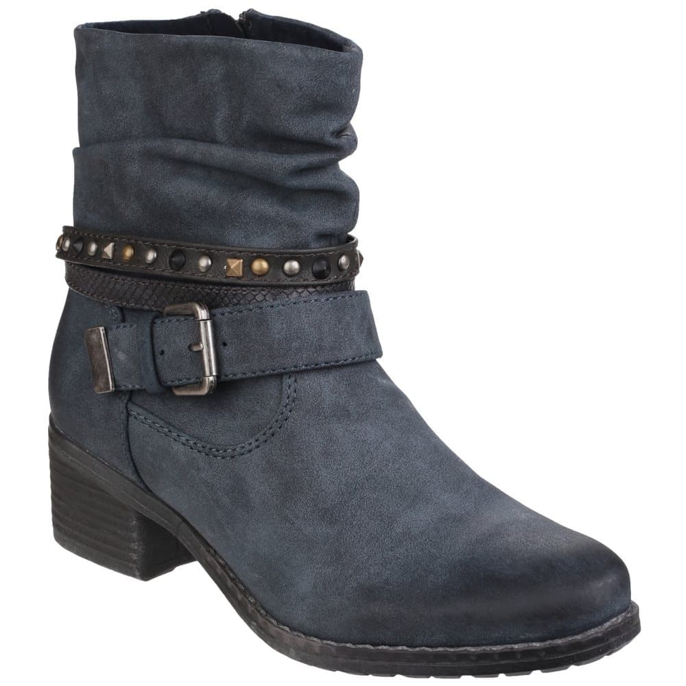 Divaz Kvinnor / Dam West Low Heel Ankle Boots