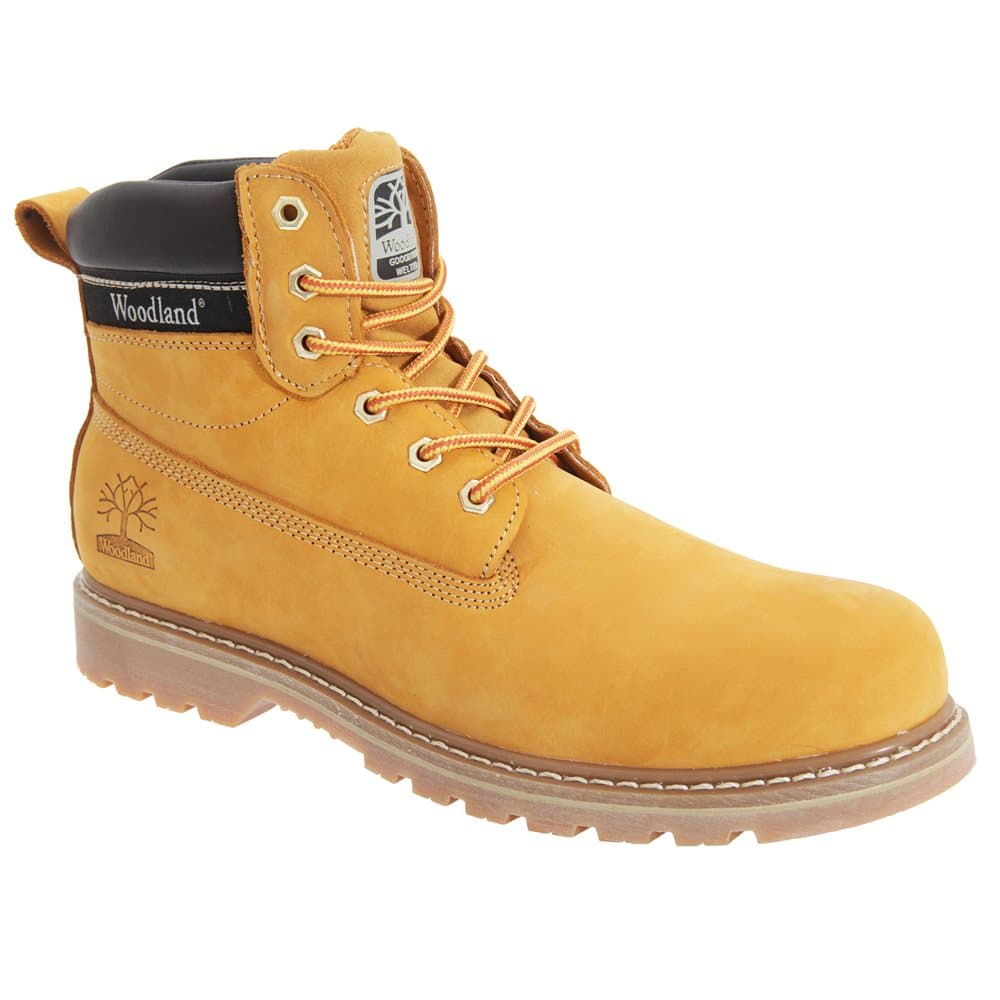 Woodland Mens 6 Eye Padded Utility Boots