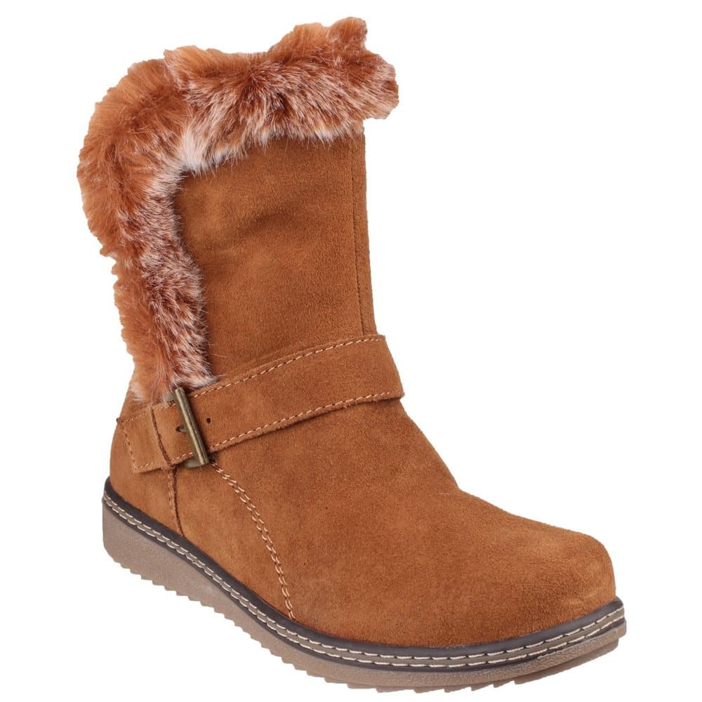 Fleet & Foster Womens/Ladies Budapest Buckle Detail Boots