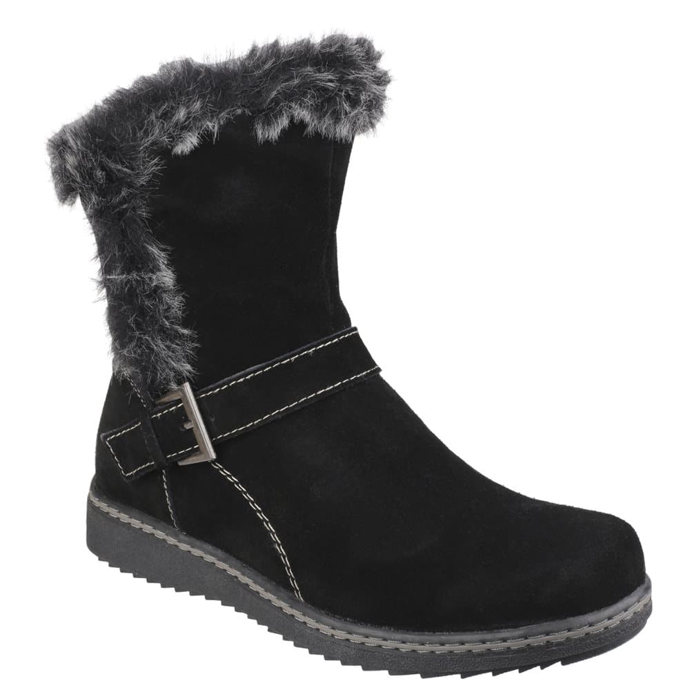 Fleet & Foster Womens/Ladies Budapest Buckle Detail Boots