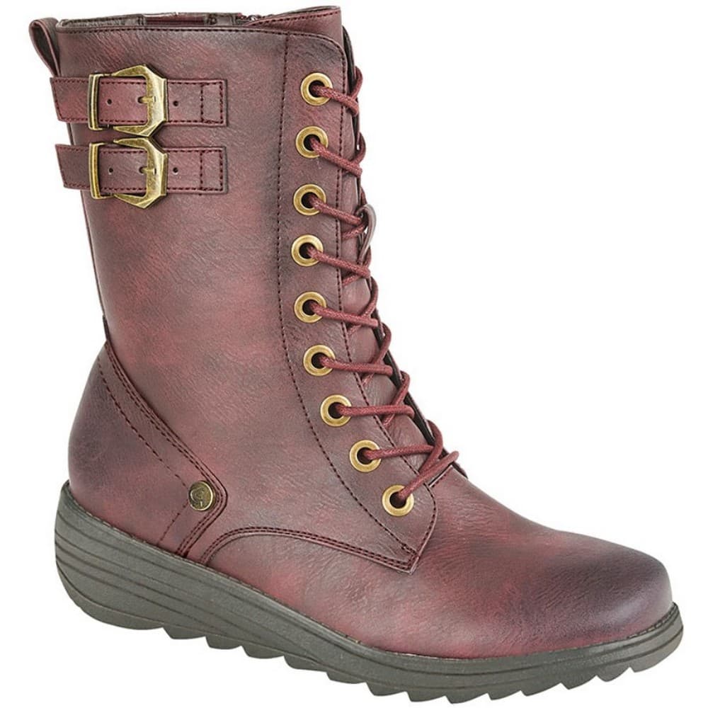 Cipriata Womens/Ladies Nadia 9 Eye Laced PU Leather Ankle Boot