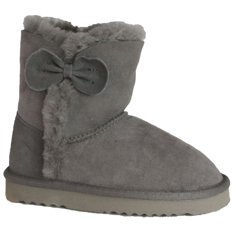 Eastern Counties Leather Childrens/Kids Coco Bow Detail Sheepskin Boots
