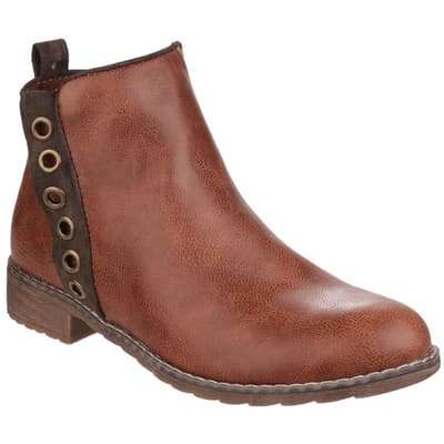 Divaz Womens/Ladies Demi Pull On Ankle Boots