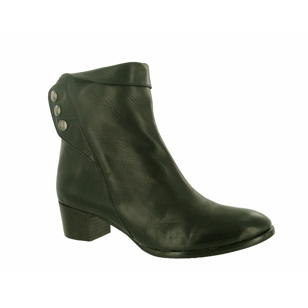 Riva Womens/Ladies New Buttons Leather Ankle Boots