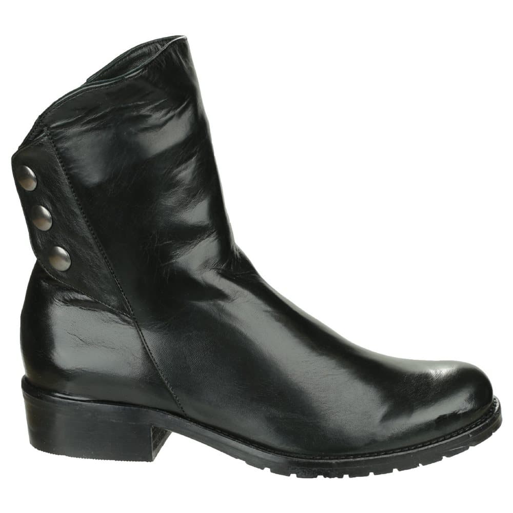 Riva Womens/Ladies New Buttons Leather Ankle Boots