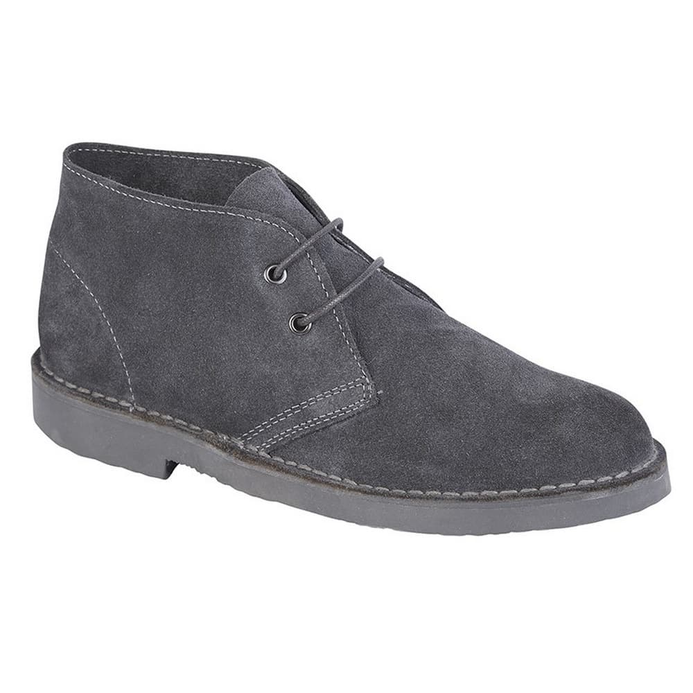 Roamers Vuxna Unisex Real Suede Unlined Desert Boots