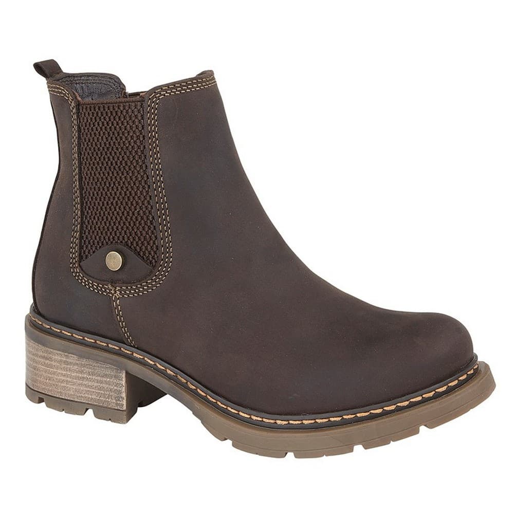 Cipriata Womens/Ladies Calico Waxy Leather Ankle Boots