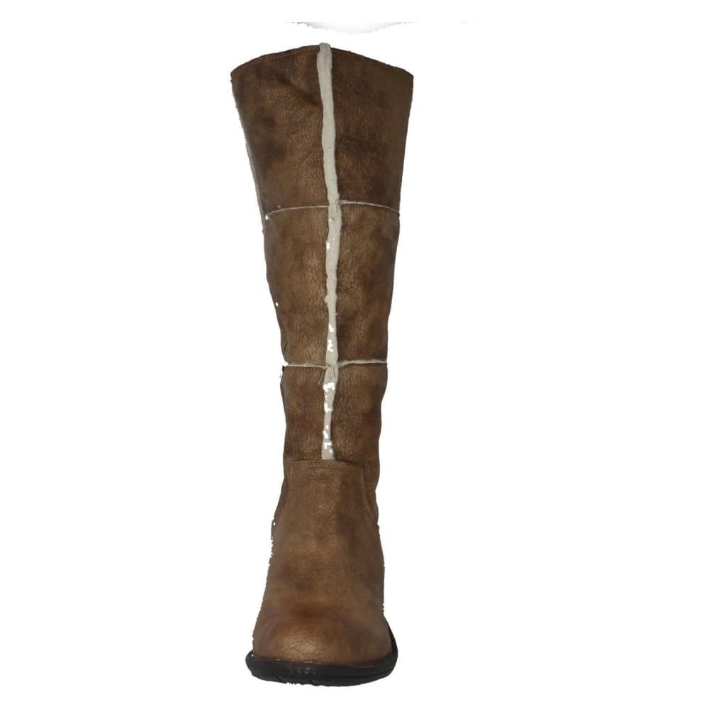 Spot On Womens/Ladies Mid Heel Distressed Boots