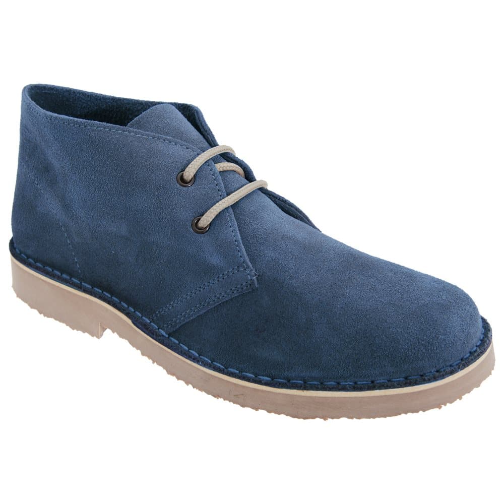 Roamers Herr Real Mocka Rund Toe Unlined Desert Boots