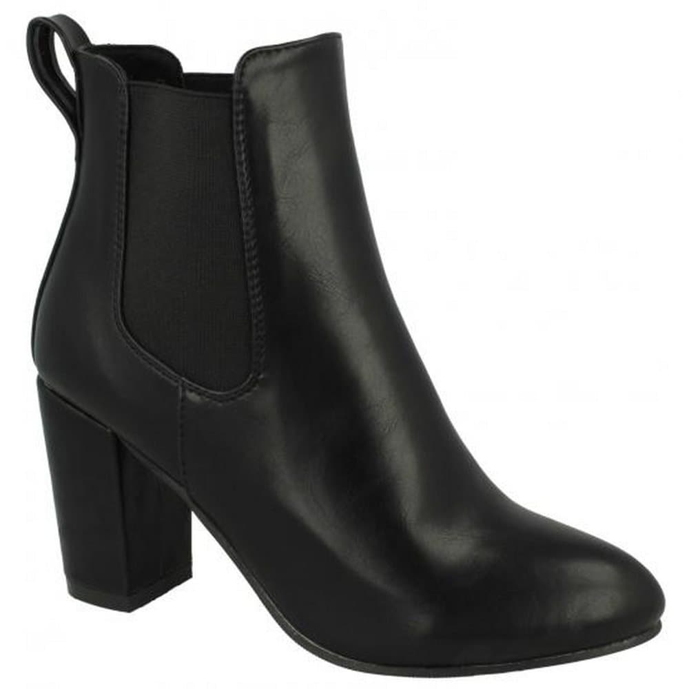 Anne Michelle Womens/Ladies Heeled Ankle Boots