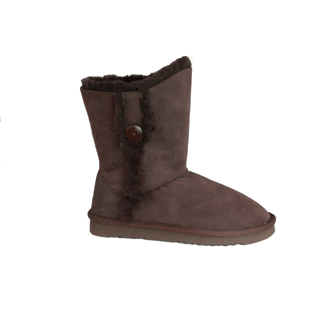 Eastern Counties Leather Womens/Ladies Lacey Sheepskin Button Boots