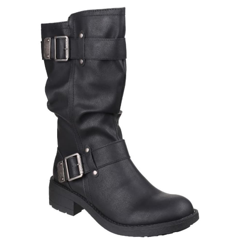 Rocket Dog Kvinnors / Damtrumble Faux Leather Biker Stövlar