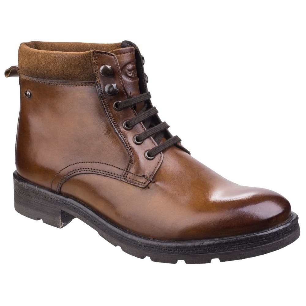 Base London Mens Panzer Washed Work Boots