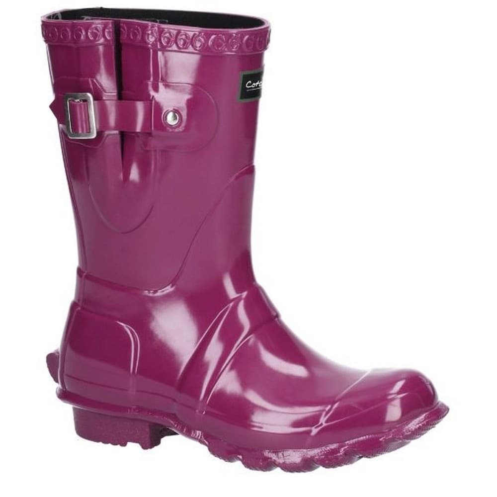 Cotswold Womens/Ladies Windsor Gloss Short Wellington Boot