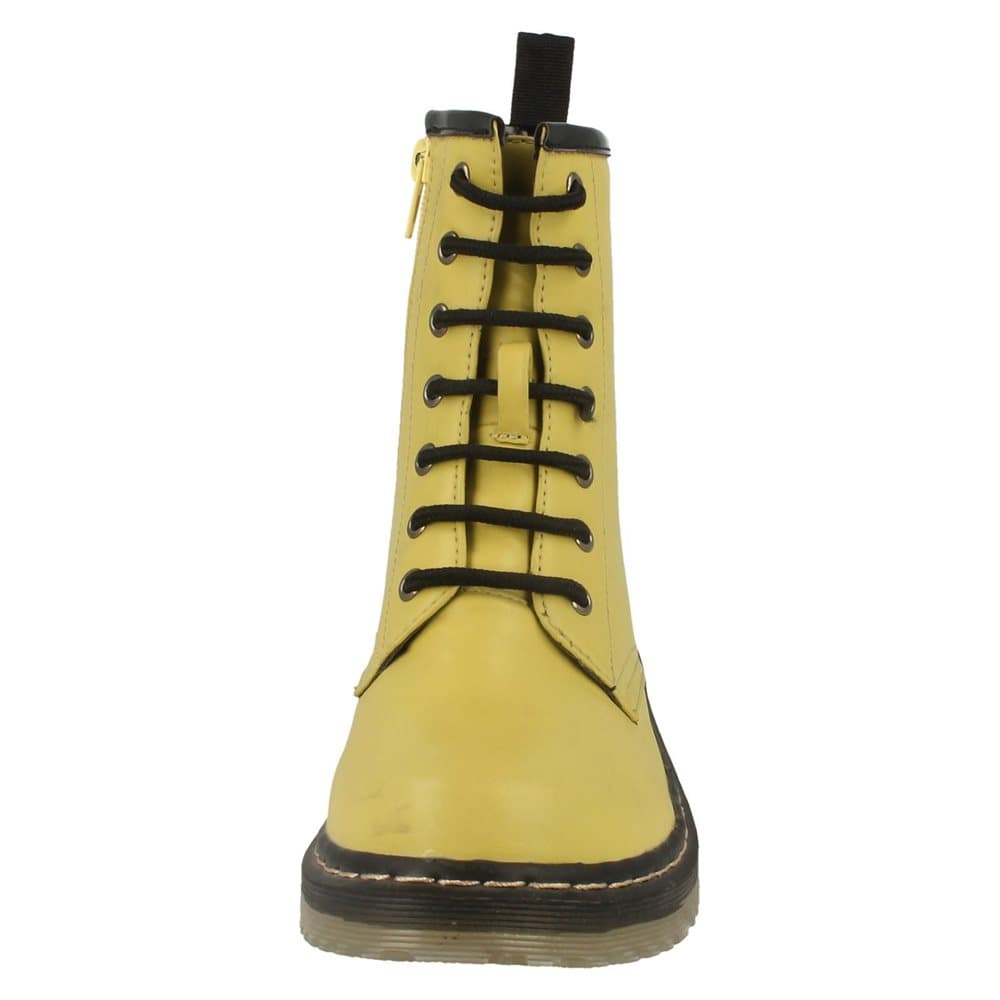 Spot On Childrens Girls Chunky Sole Lace Up Ankle Boots