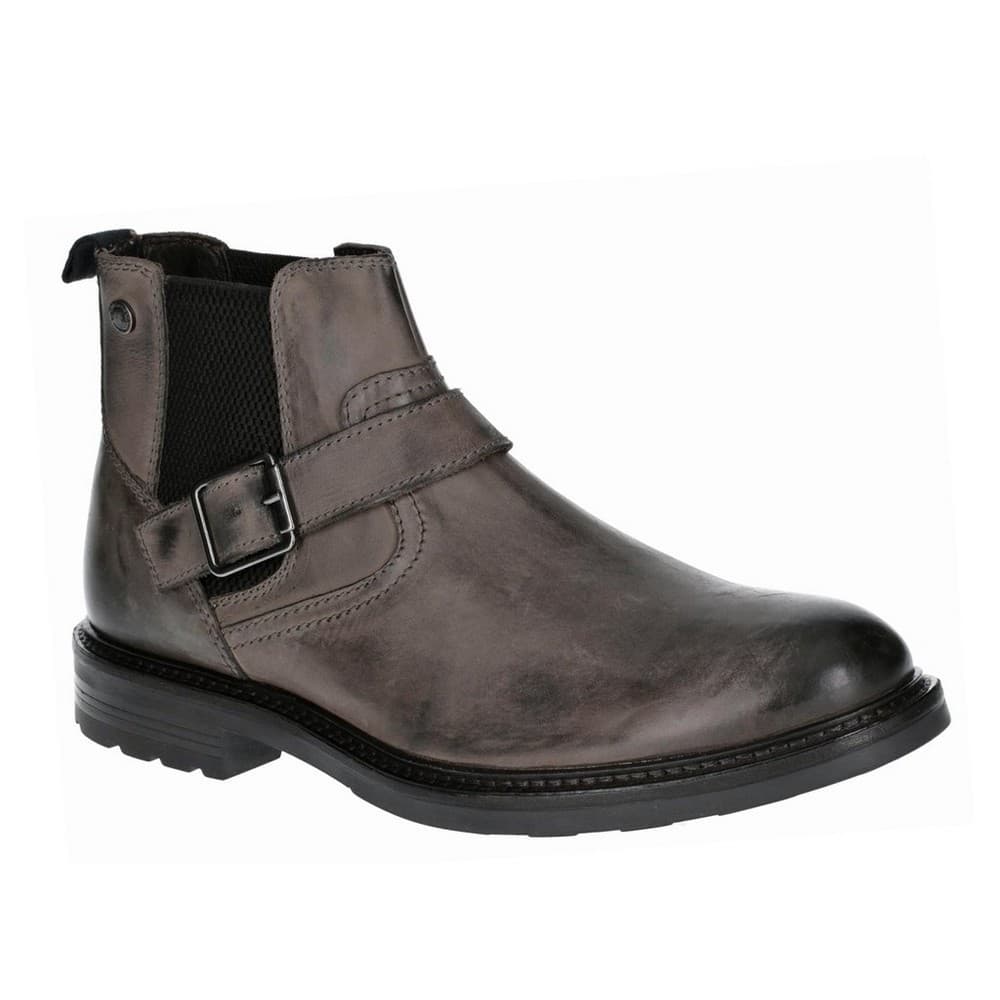 Base London Mens Morrow Burnished Leather Chelsea Boot