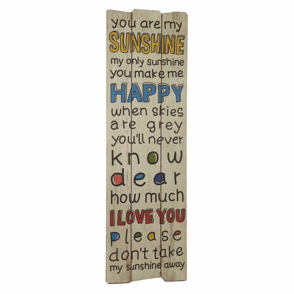 You Are My Sunshine Sign