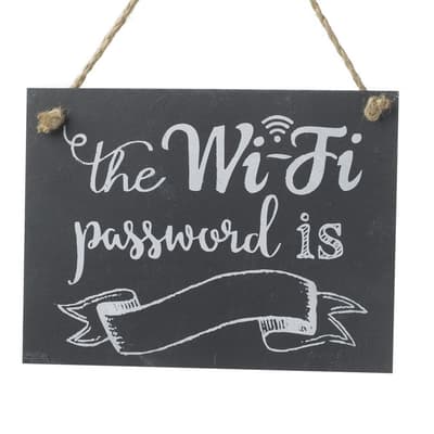 WiFi Password Sign