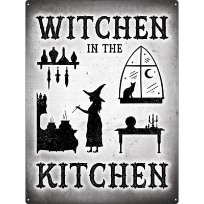 Grindstore Witchen In The Kitchen Tin Sign