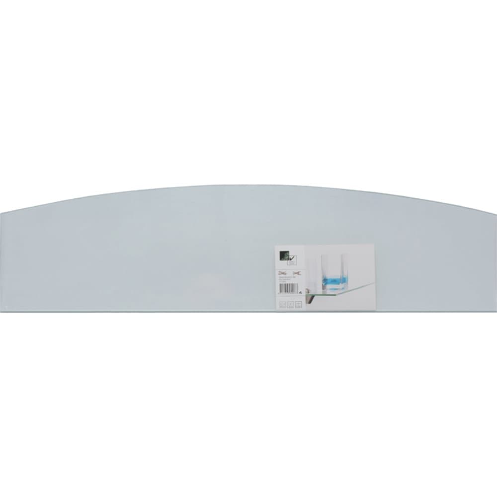 B!Organised Bowed Glass Shelf