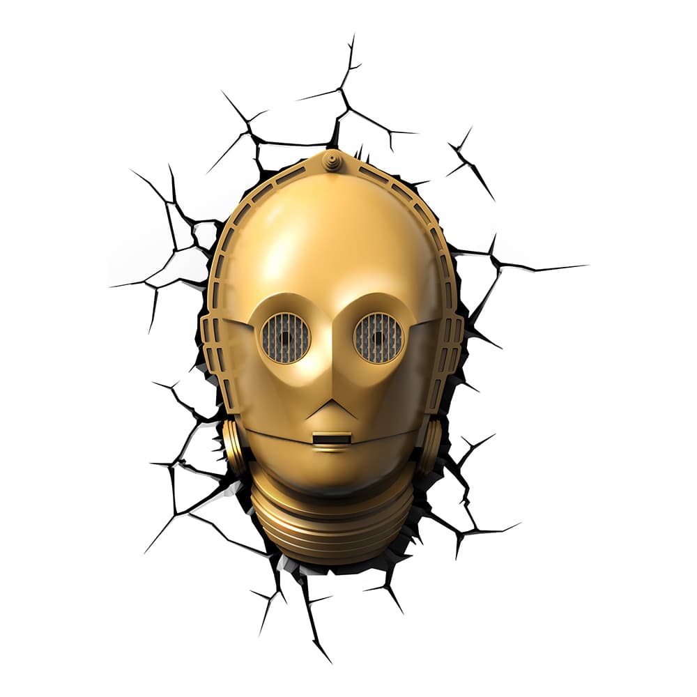 Star Wars C-3PO 3D-Væglampe