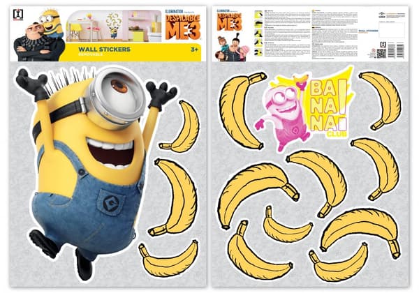 Minions, jeg elsker dem, Wallsticker