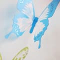 Miniatyrbillede 3 af 5: 18x 3D Dekorative Sommerfugle - Flerfarvet