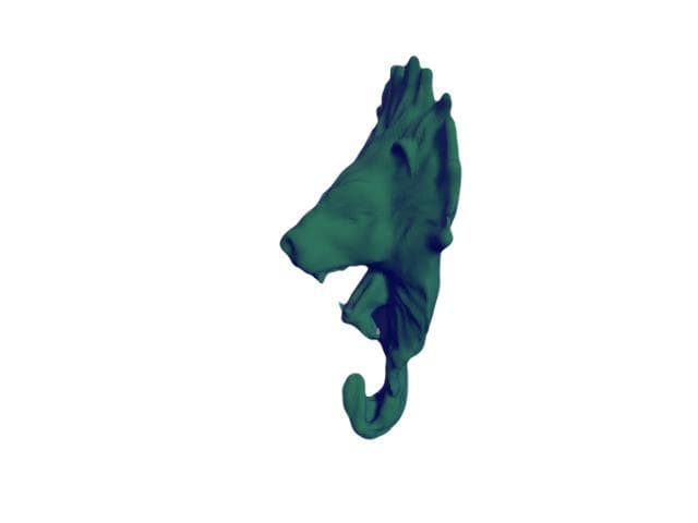 Løvekrog (18, x11cm), (holder til tungere ting)