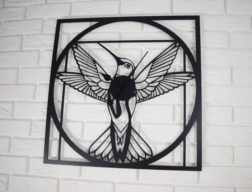 Wall Clock - Vinci Bird