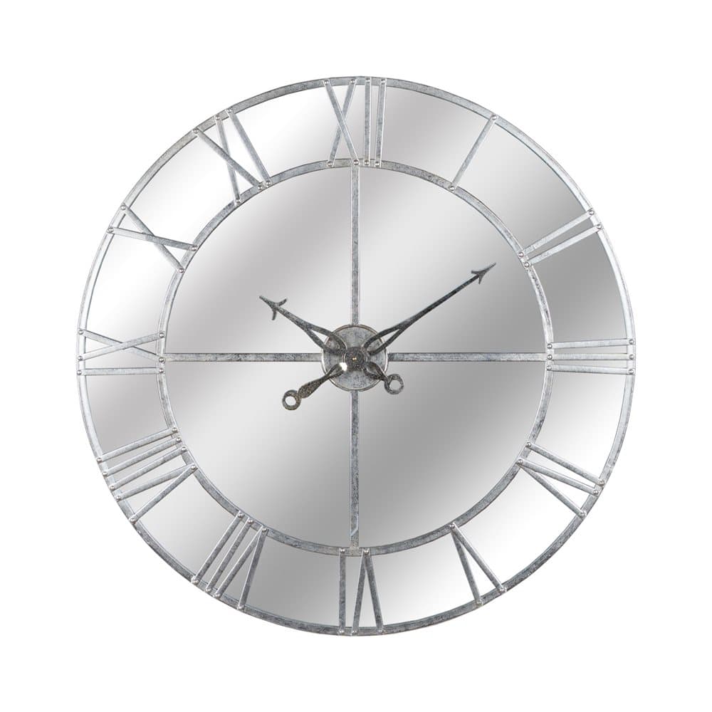Hill Interiors Foil Mirrored Wall Clock