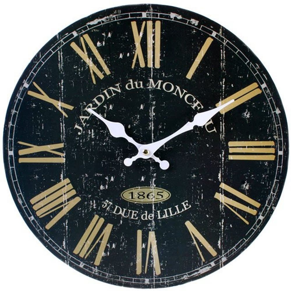 Something Different 34cm svart fransk klocka