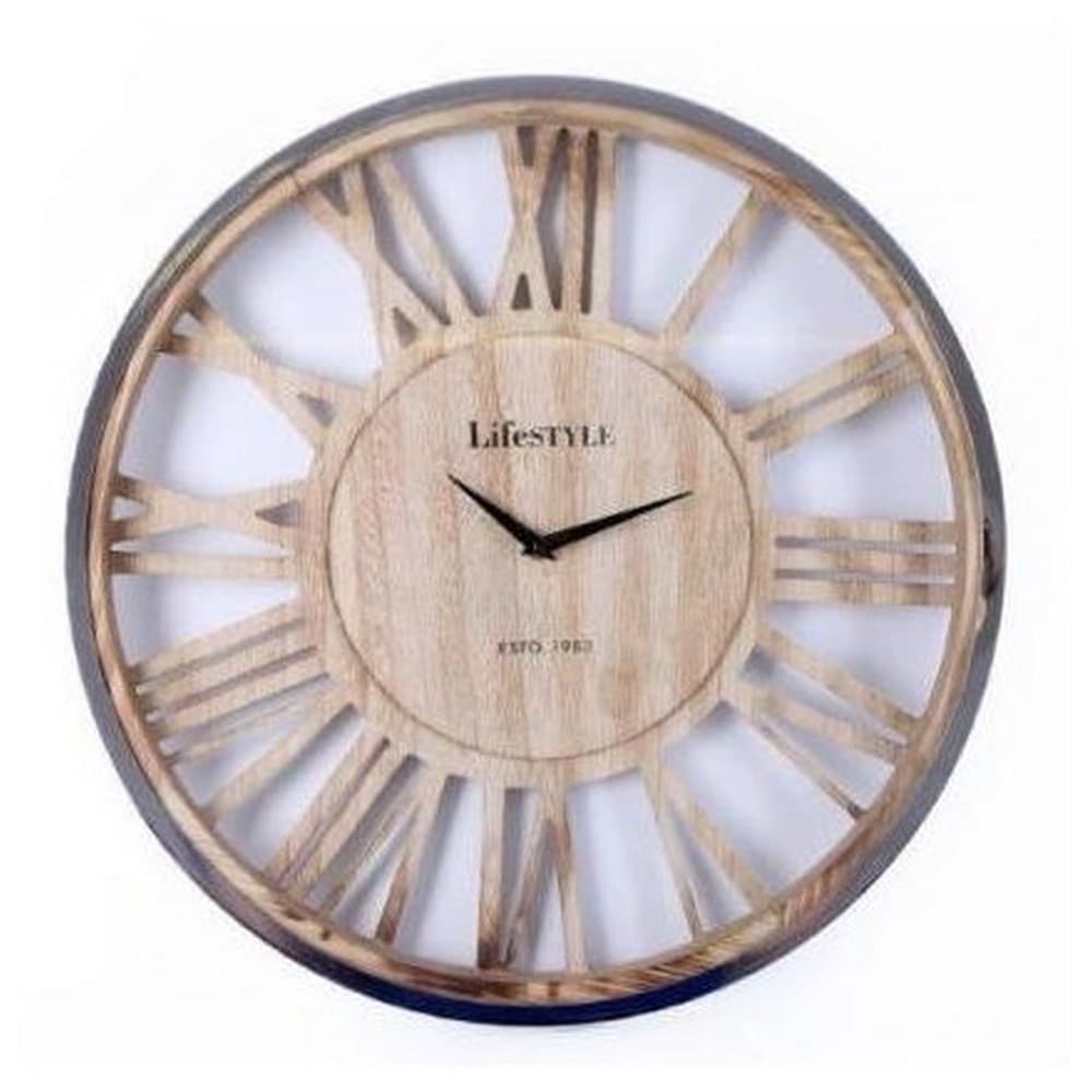 Large Wooden Wall Clock