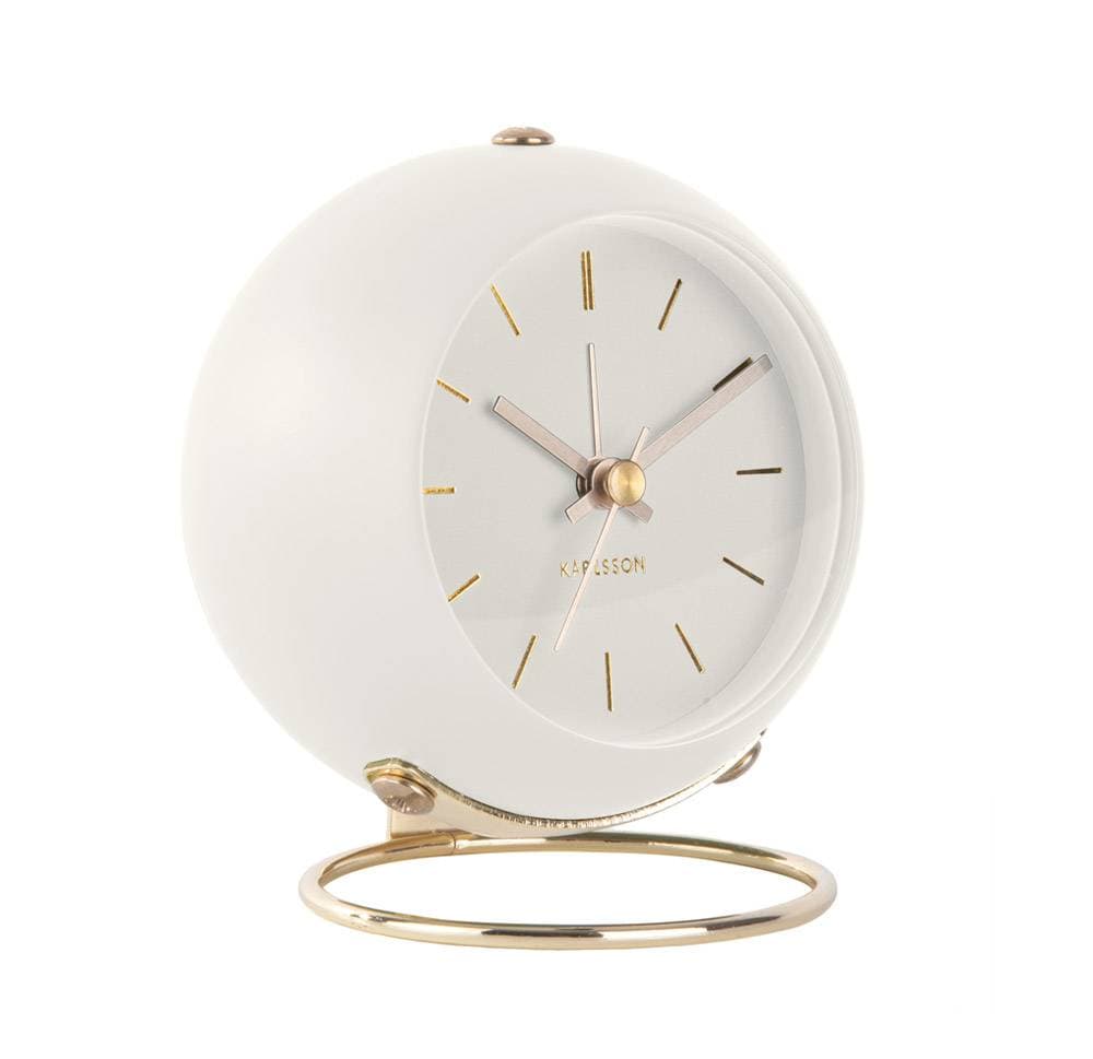 Väckarklocka - Karlsson Globe White