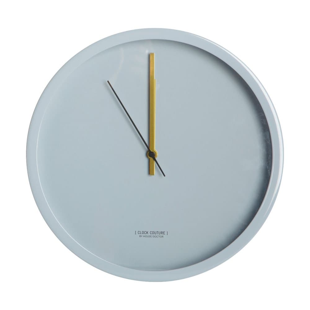House Doctor Clock Couture Väggklocka 30 cm Ljusgrå