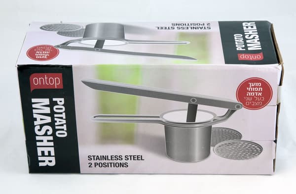 Praktisk potatispress i rostfritt 2pack