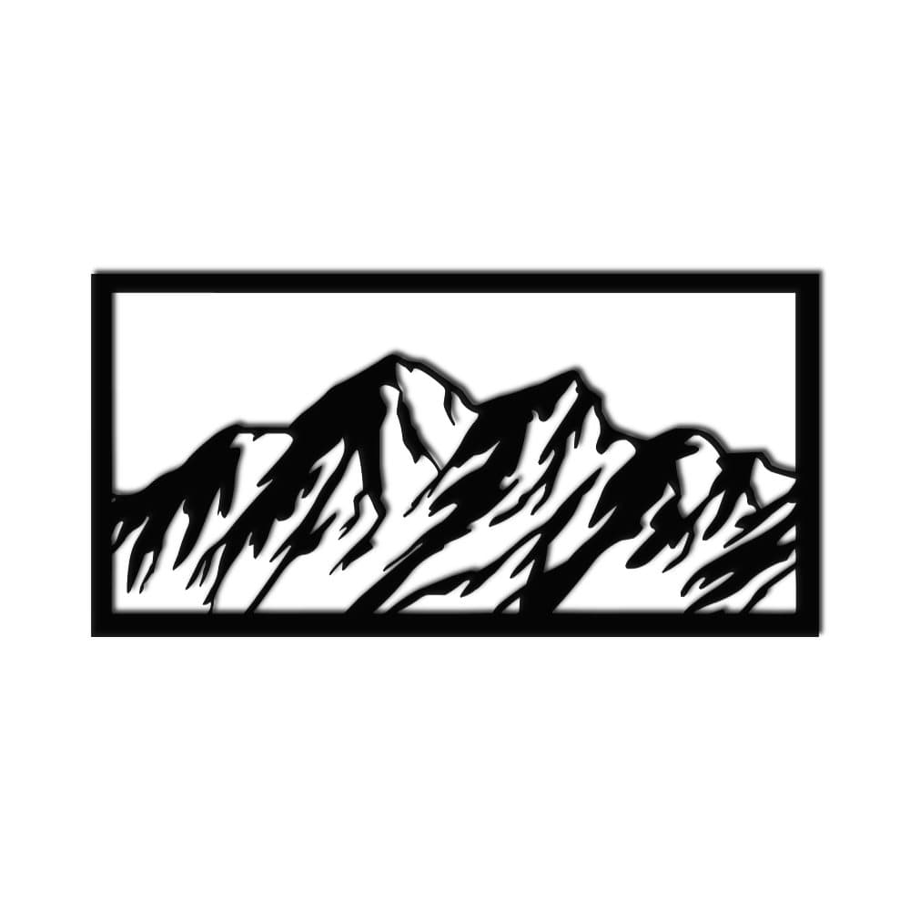 Metal Wall Art - Mountains