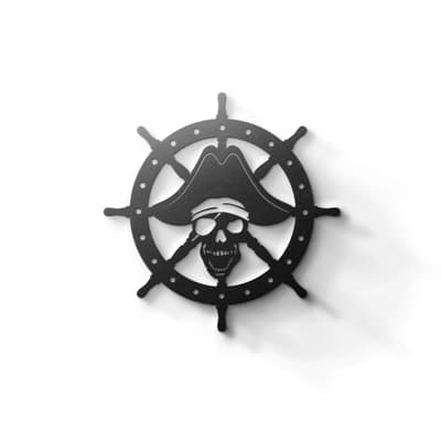 Metal Wall Art - Pirate