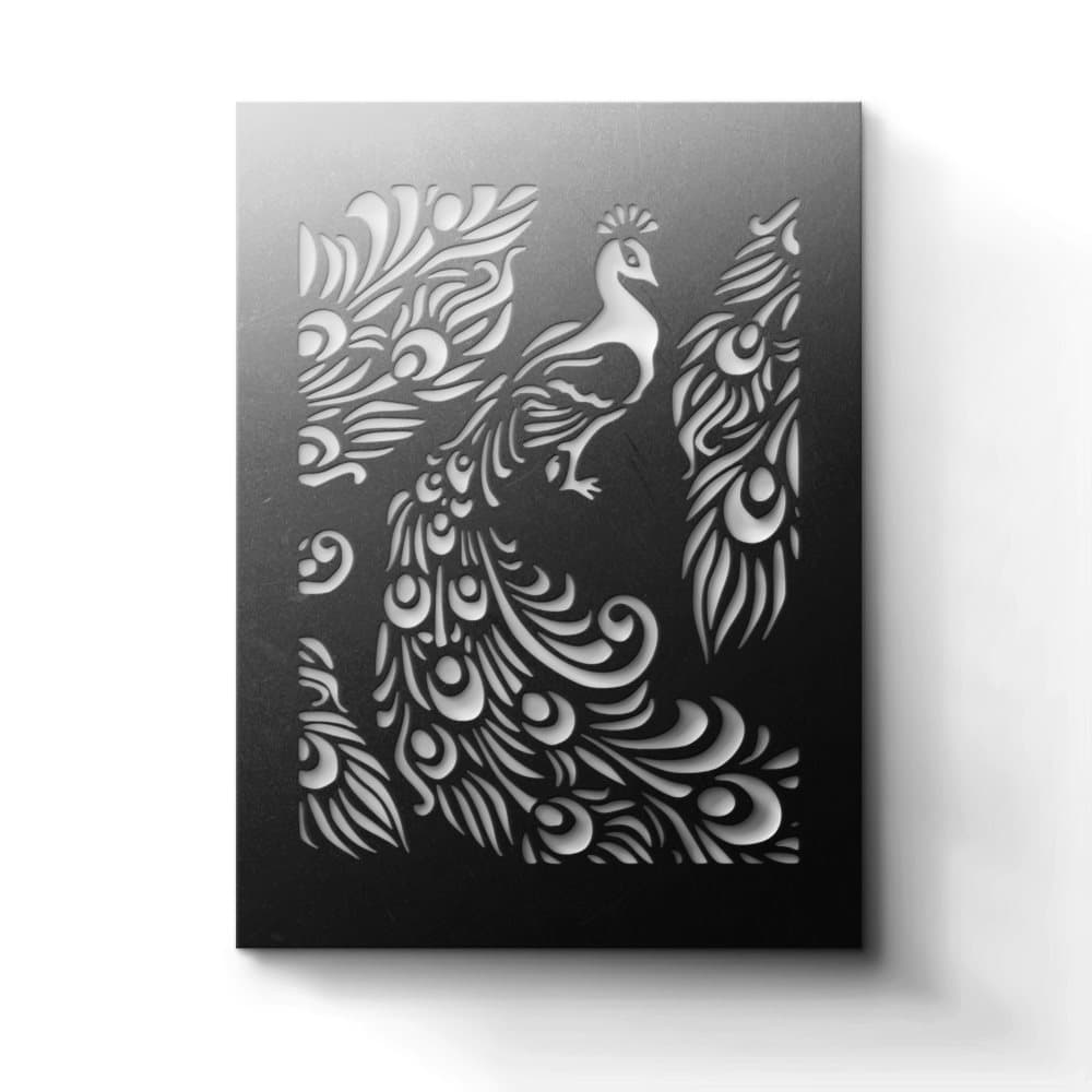 Metal Wall Art - Peacock