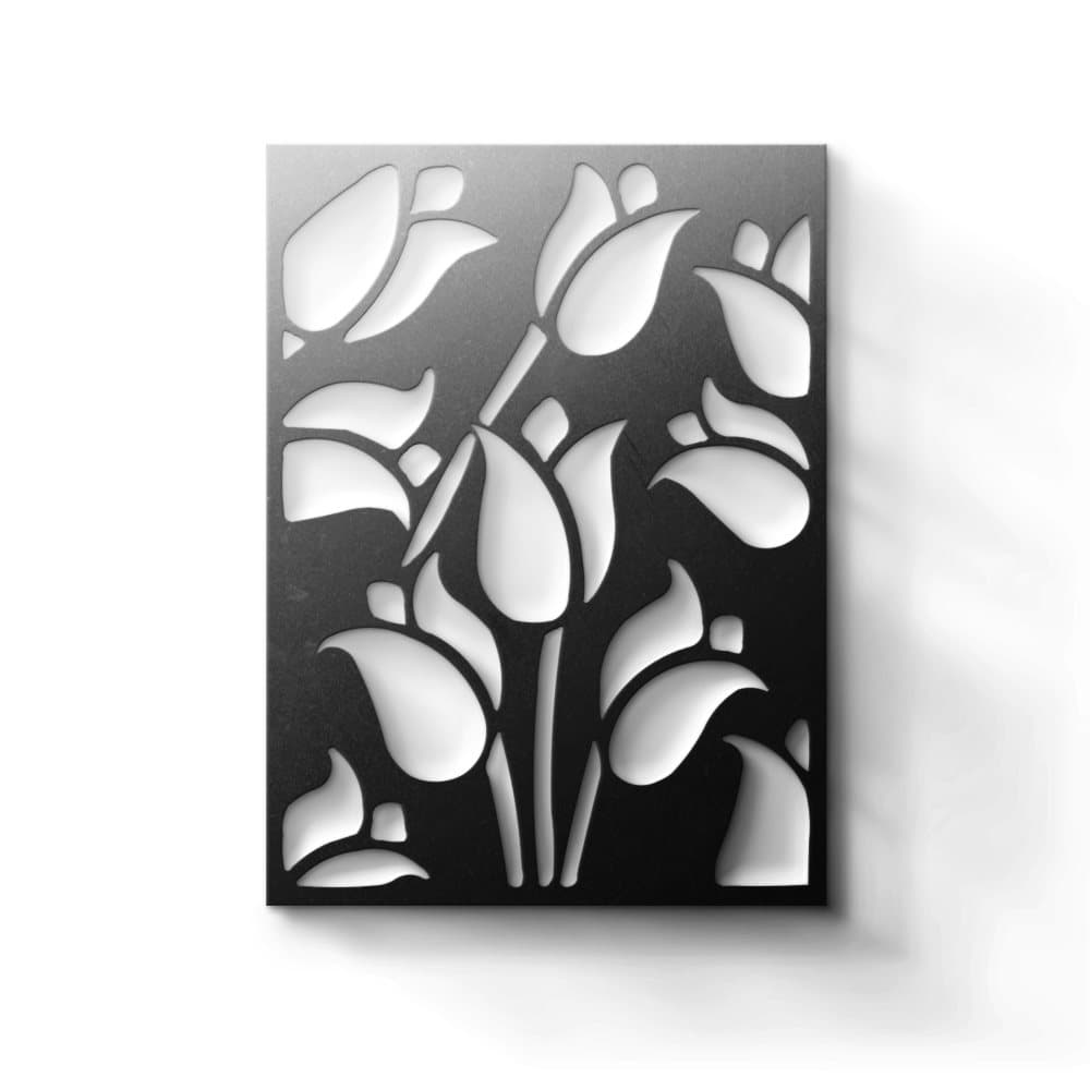 Metal Wall Art - Tulips