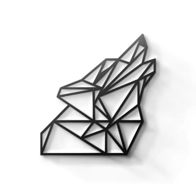 Metal Wall Art - Wolf